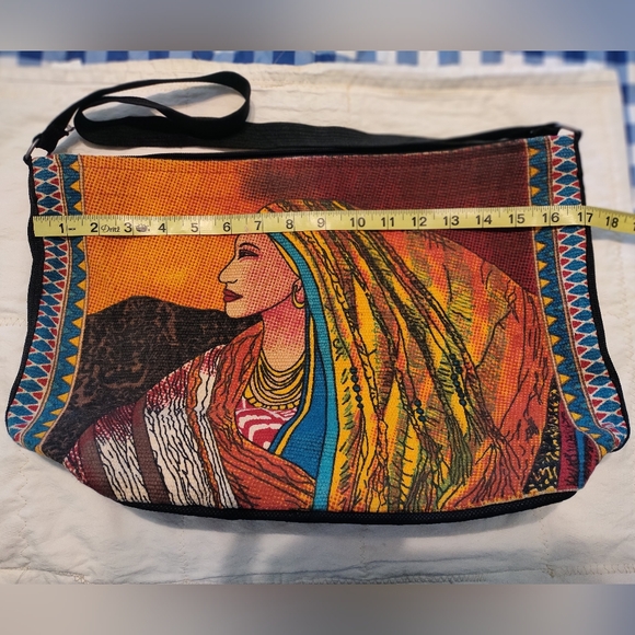 El Paso Saddle Blanket Co Purse Native American Tribal - Picture 2 of 10